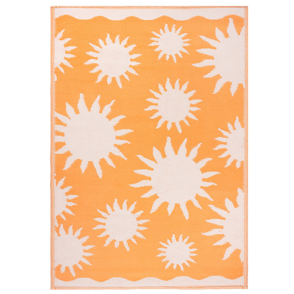 Summer Solstice Indoor/Outdoor Rug Sunrise Yellow