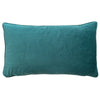 Evans Lichfield Stag Scene Christmas Cushion Cover in Teal