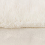 Paoletti Stanza Faux Fur Cushion Cover in Ecru
