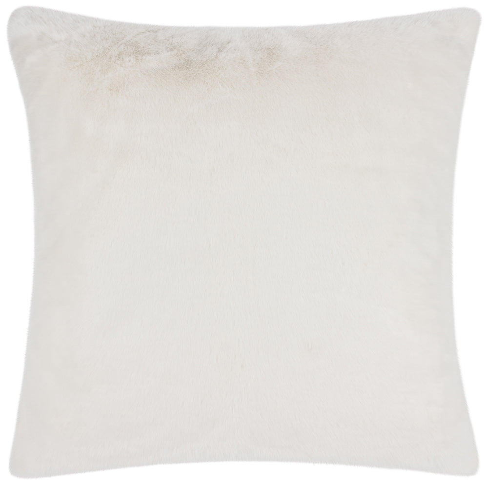 Stanza Faux Fur Cushion White