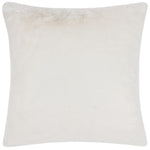 Paoletti Stanza Faux Fur Cushion Cover in White