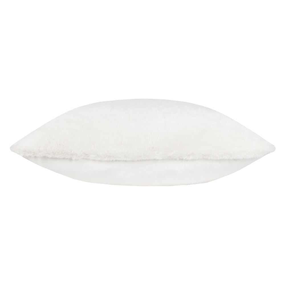 Stanza Faux Fur Cushion White