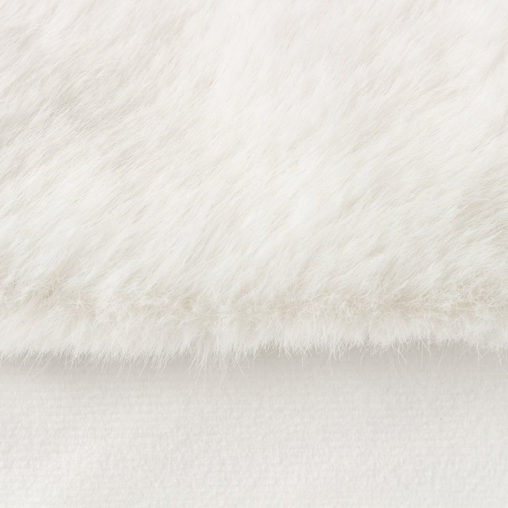 Stanza Faux Fur Cushion White