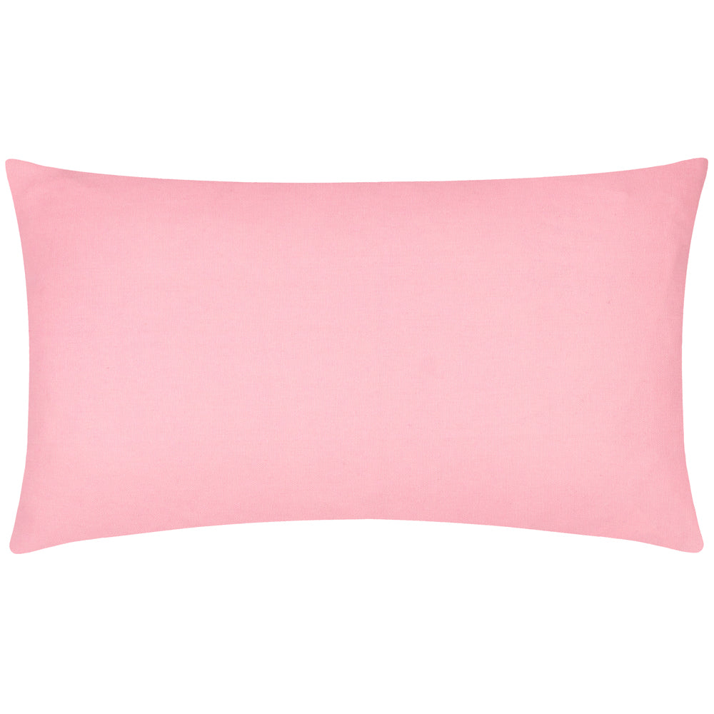 Sunday Embroidered Cushion Pink