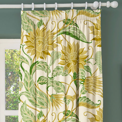 Floral Cream M2M - Sunflower Cream Floral Made to Measure Curtains Paoletti