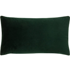 Paoletti Sunningdale Velvet Rectangular Cushion Cover in Bottle
