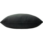Paoletti Sunningdale Velvet Rectangular Cushion Cover in Charcoal