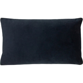 Paoletti Sunningdale Velvet Rectangular Cushion Cover in Midnight