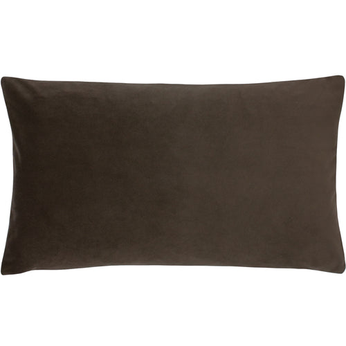 Pintuck Stripes - cushion - rectangular - chocolate
