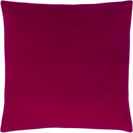 Paoletti Sunningdale Velvet Square Cushion Cover in Cerise 
