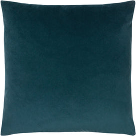 Paoletti Sunningdale Velvet Square Cushion Cover in Kingfisher