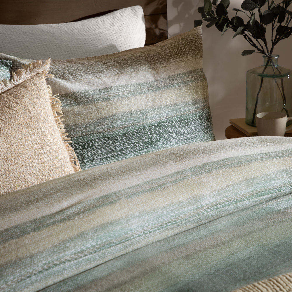 Swift Brushed Cotton Duvet Cover Set Eucalyptus