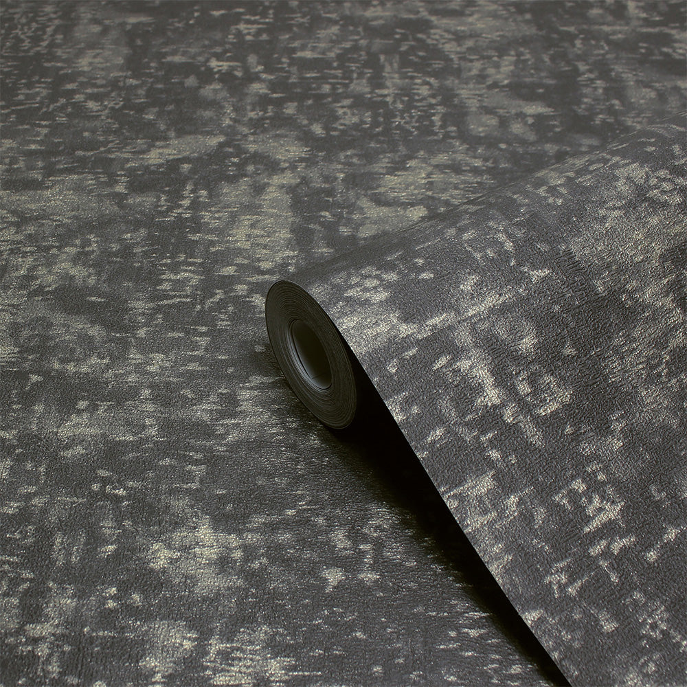 Symphony Vinyl Wallpaper Sample Black