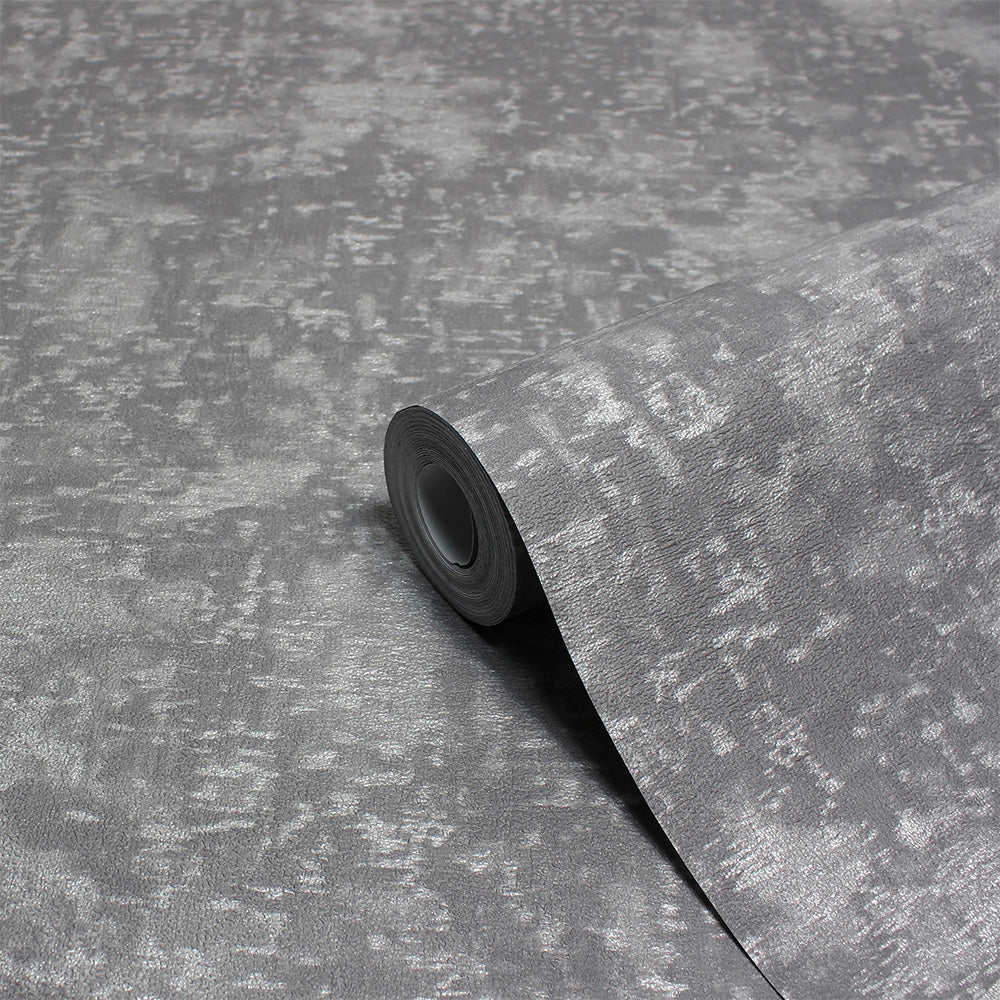 Symphony Vinyl Wallpaper Charcoal