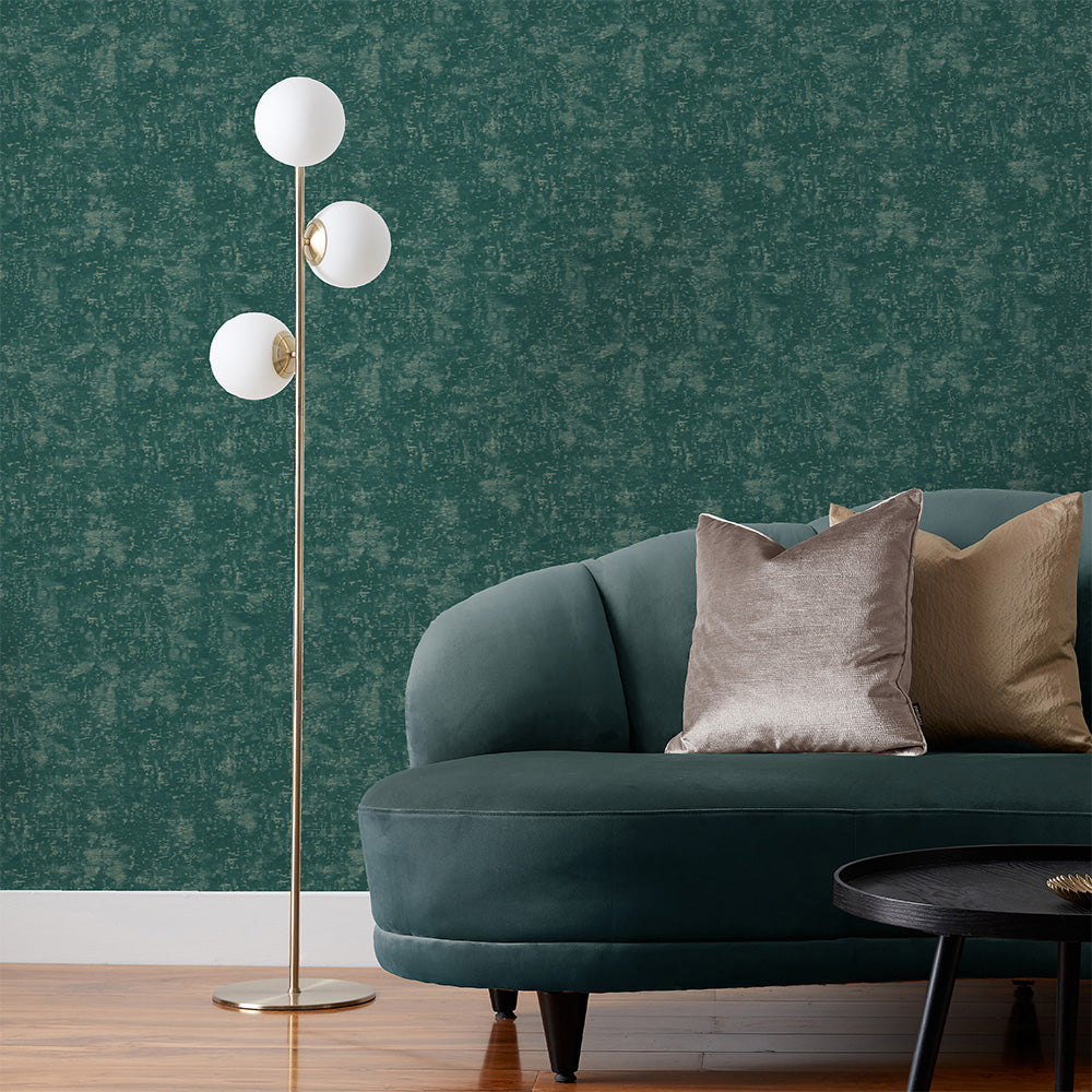 Symphony Vinyl Wallpaper Teal