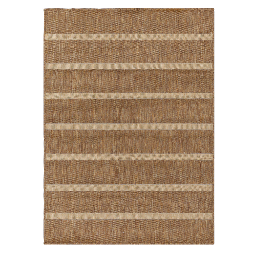 Tala Stripe Jute Effect Indoor/Outdoor Rug Natural
