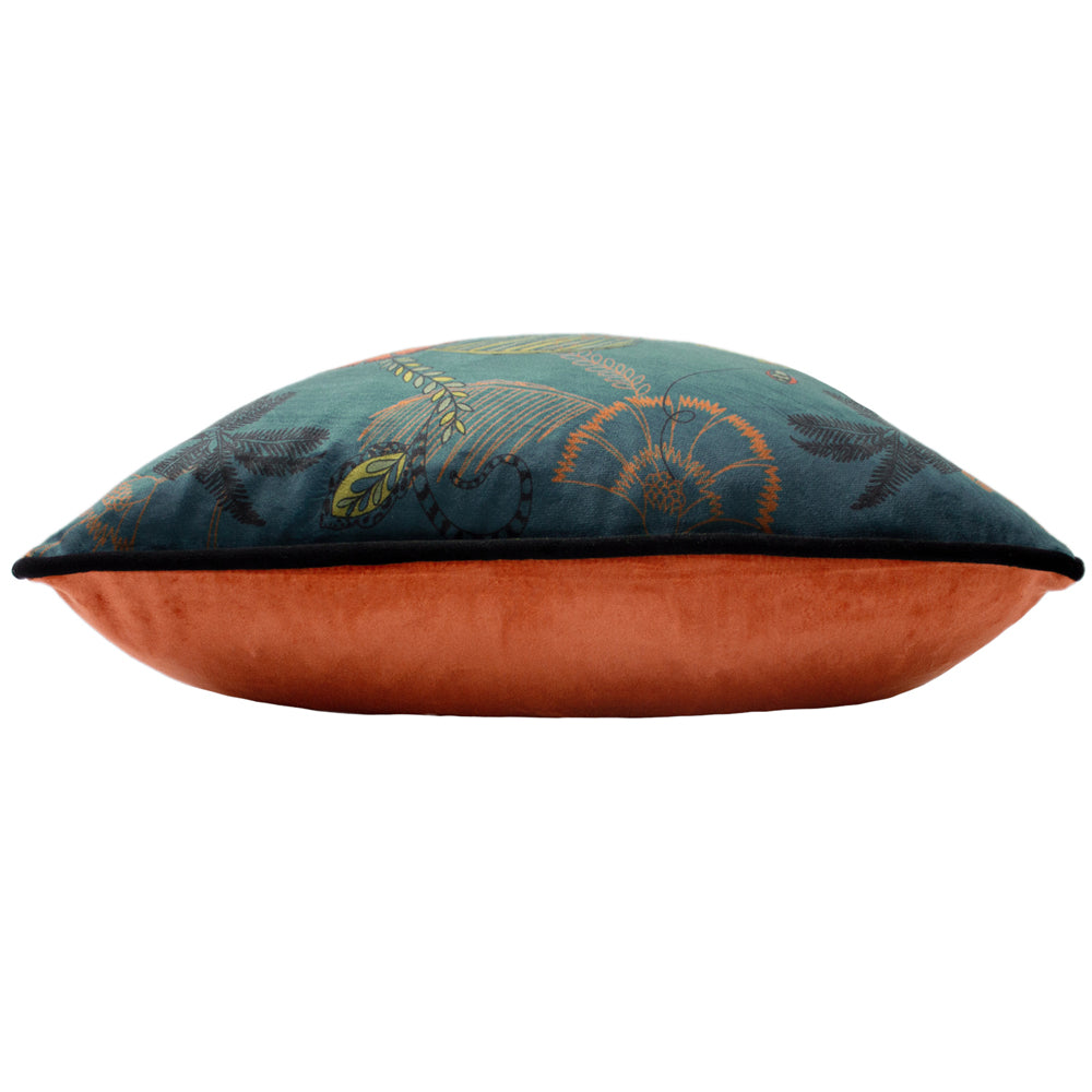Tropica Cheetah Cushion Teal