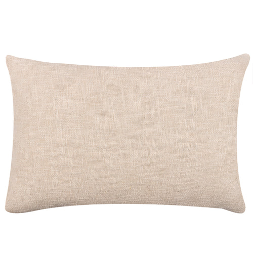 Geometric Green Cushions - Terra New Printed Slub Cotton Cushion Cover Moss Yard