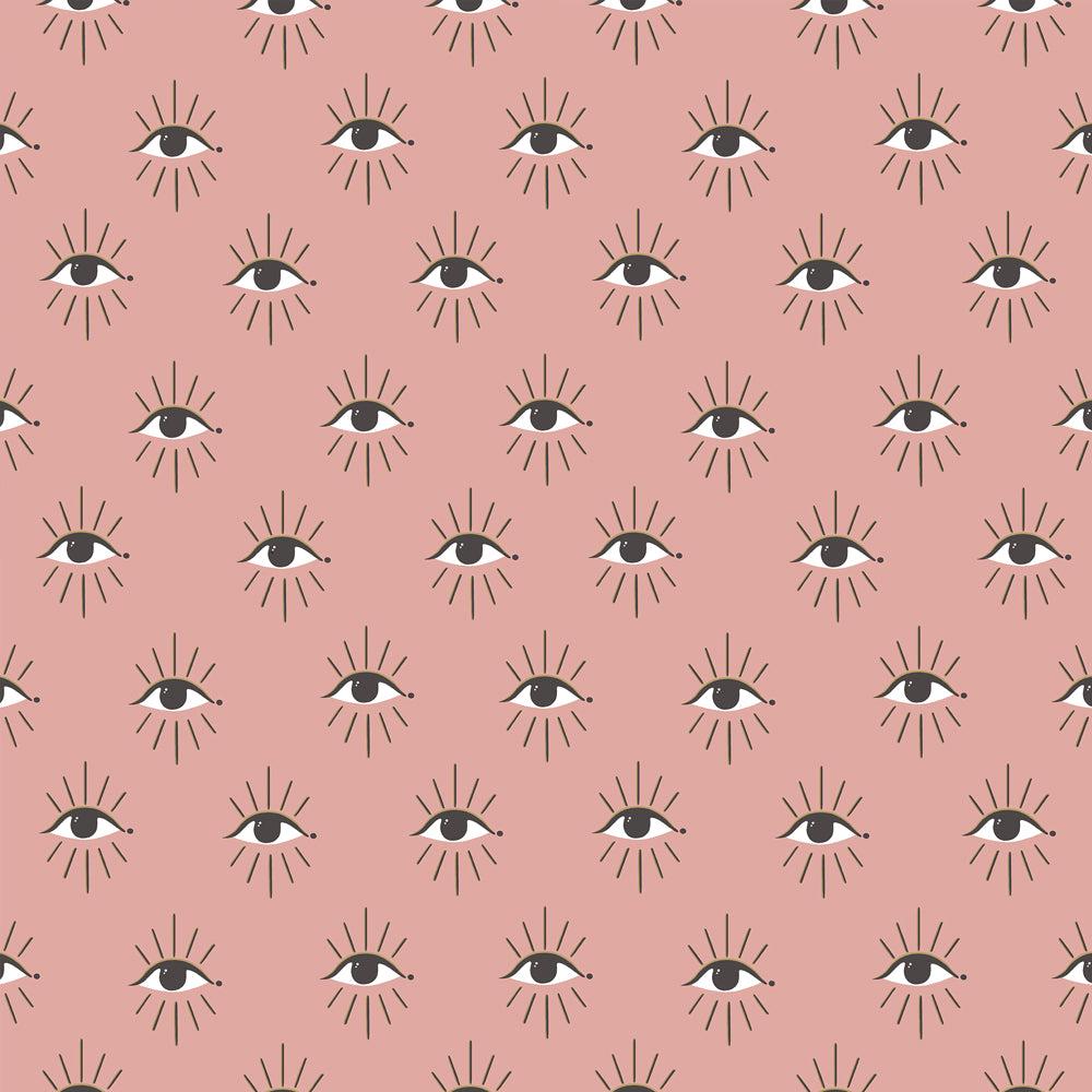 Abstract Pink Wallpaper - Theia Gold Foil Wallpaper Blush furn.