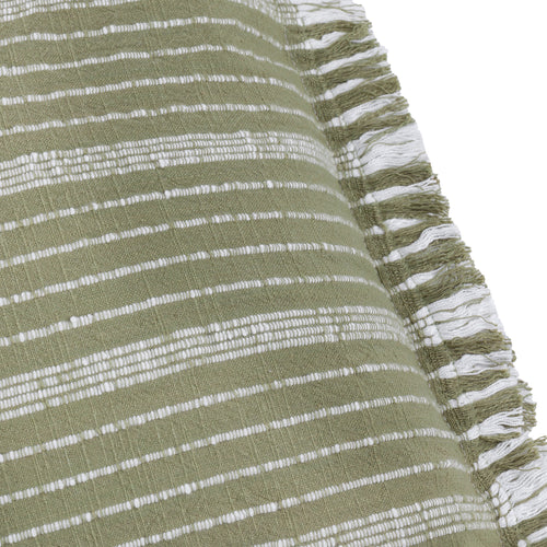 Striped Green Cushions - Tide Textured Stripe Cushion Cover Moss Yard