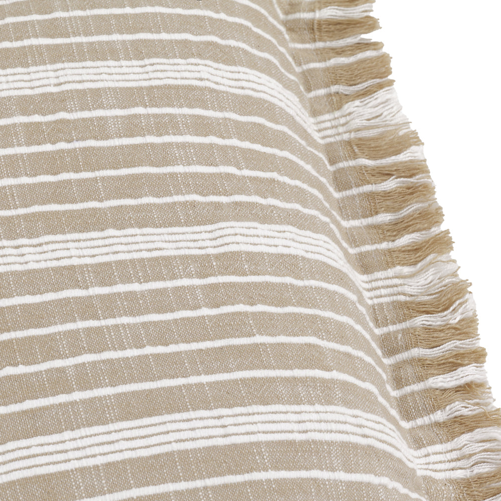 Tide Textured Stripe Outdoor Cushion Natural