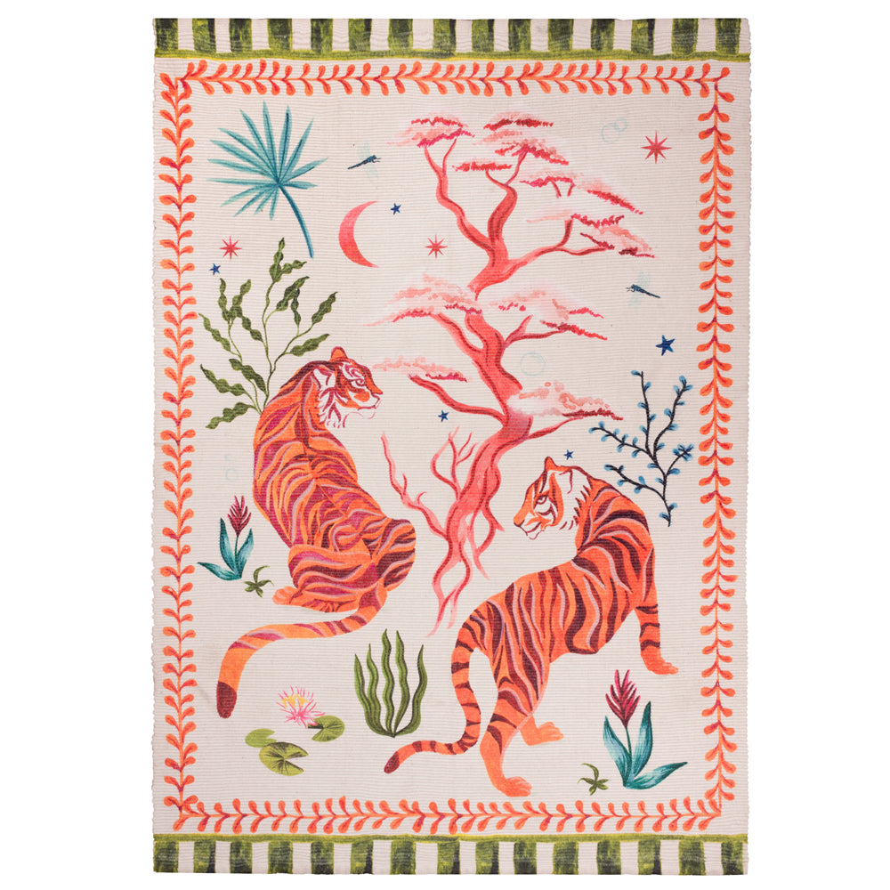 Tiger Dream Indoor/Outdoor Rug Multicolour