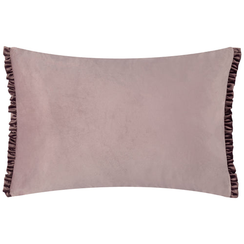 Plain Pink Cushions - Tilly Velvet Cushion Cover Heather/Smoke Wylder