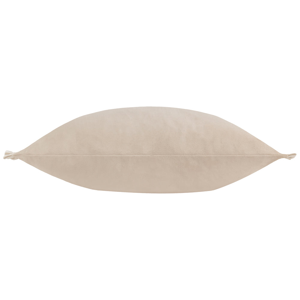 Tilly Velvet Cushion Oyster/Lace