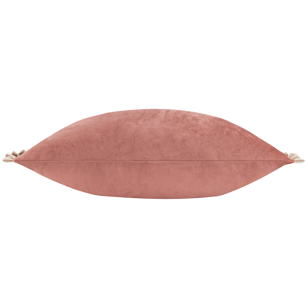 Tilly Velvet Cushion Poached Pear/Shell
