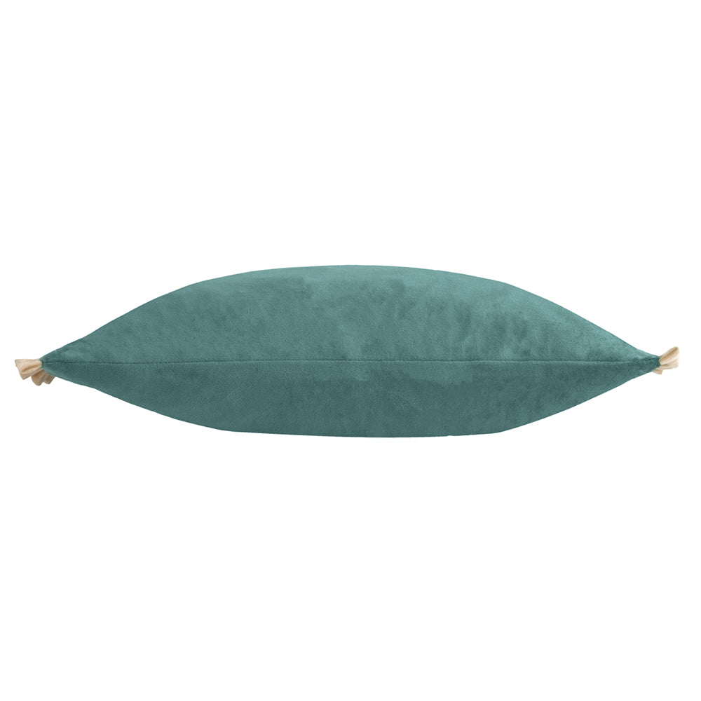 Tilly Velvet Reversible Cushion Duck Egg/Pumice