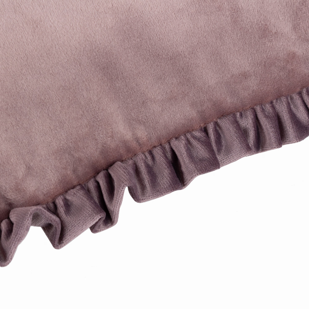 Tilly Velvet Reversible Cushion Heather/Smoke