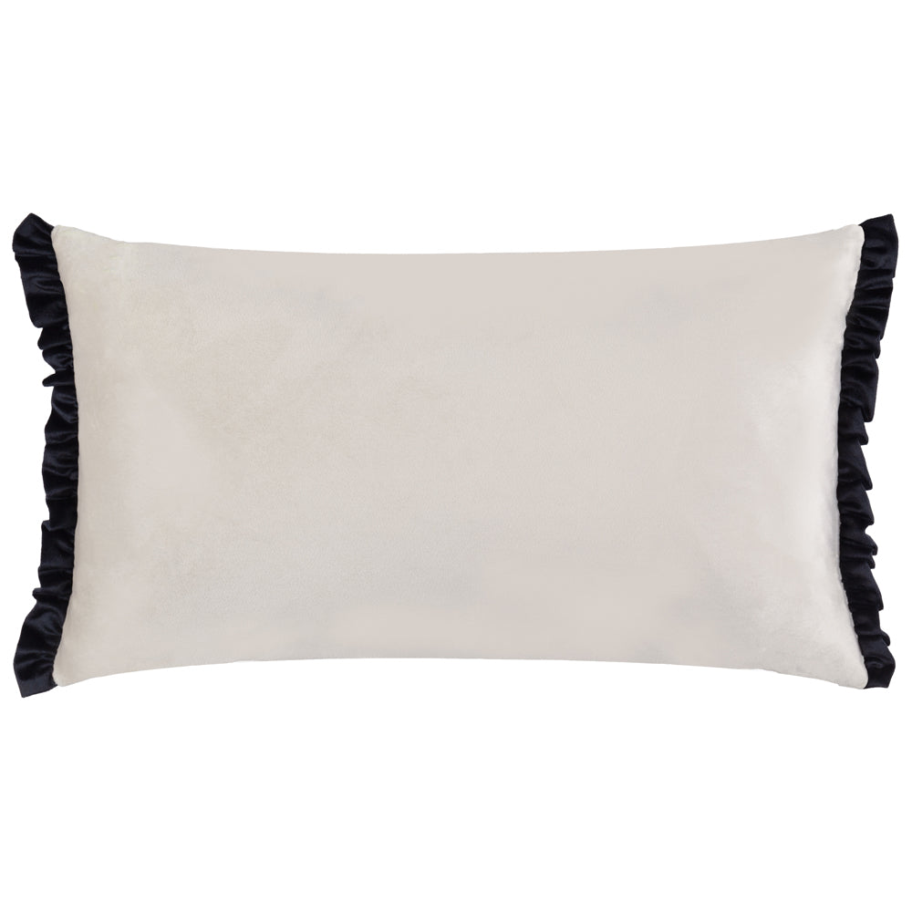 Tilly Velvet Cushion Lace/Black