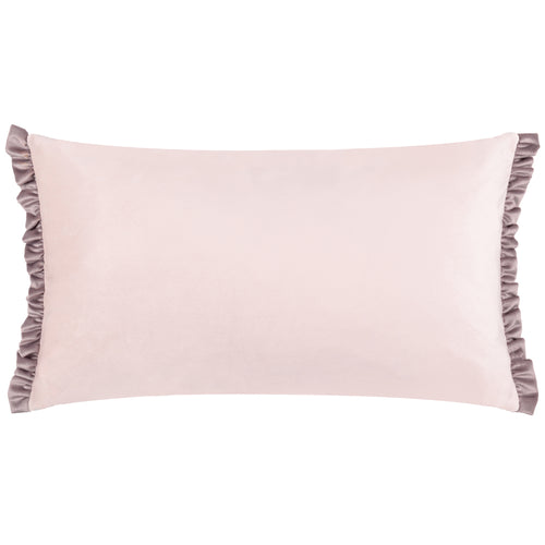 Plain Pink Cushions - Tilly Velvet Cushion Cover Pink/Heather Wylder