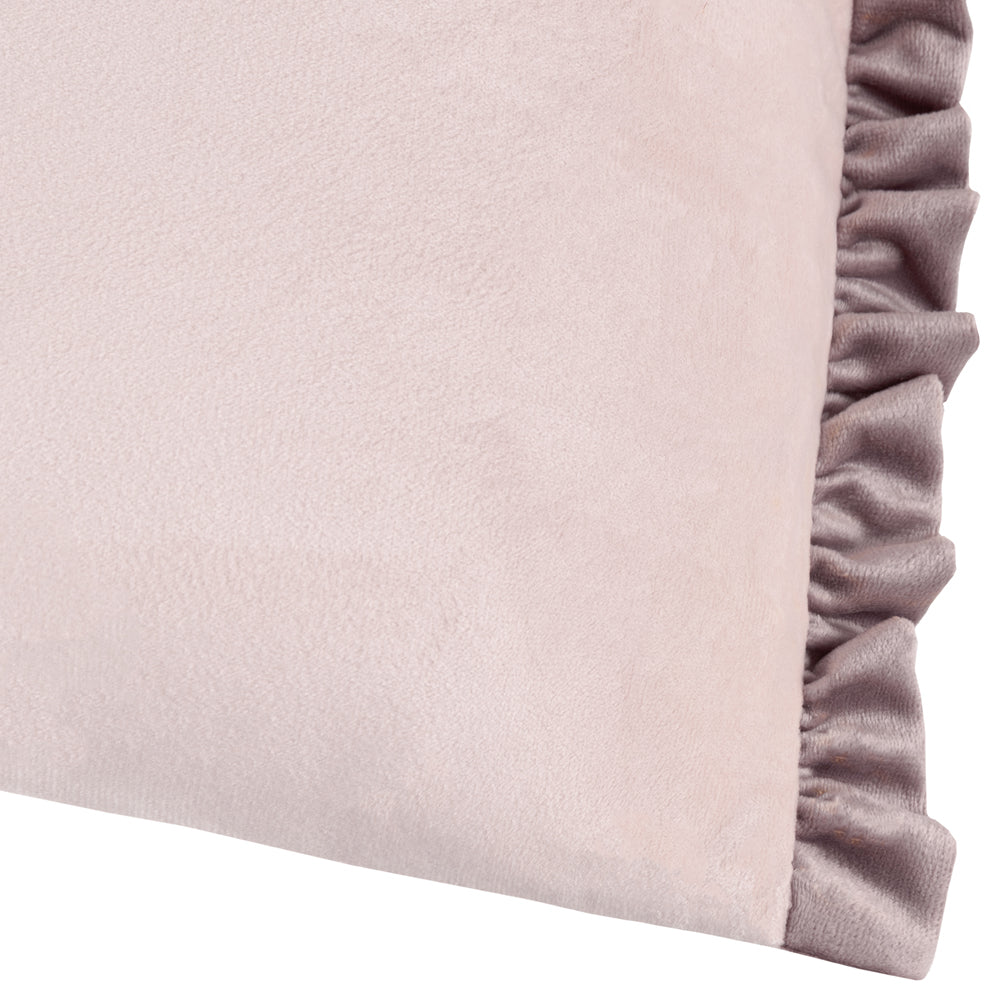 Tilly Velvet Cushion Pink/Heather