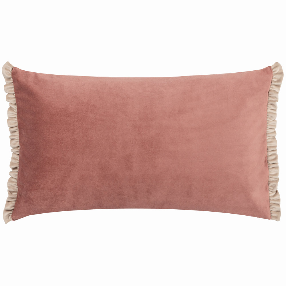 Tilly Velvet Reversible Cushion Pear/Shell