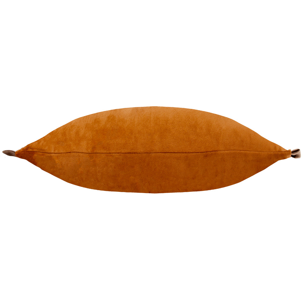 Tilly Velvet Reversible Cushion Rust/Mink