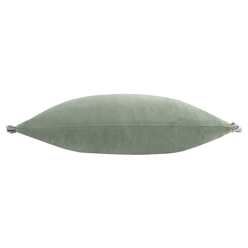 Plain Green Cushions - Tilly  Cushion Cover Sage/Grey Wylder