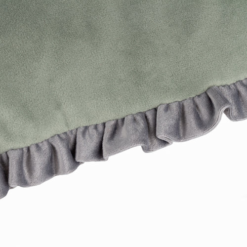 Plain Green Cushions - Tilly  Cushion Cover Sage/Grey Wylder