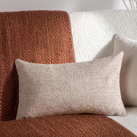 HÖEM Tiona Rectangular Cushion Cover in Nougat/Toffee