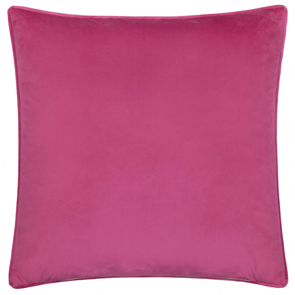 True Leopard Piped Velvet Cushion Multi