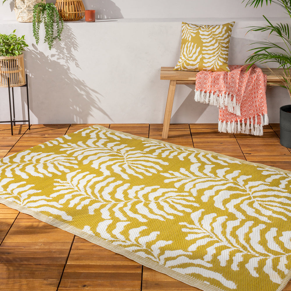 Tocorico 120x180cm Outdoor Rug Mustard