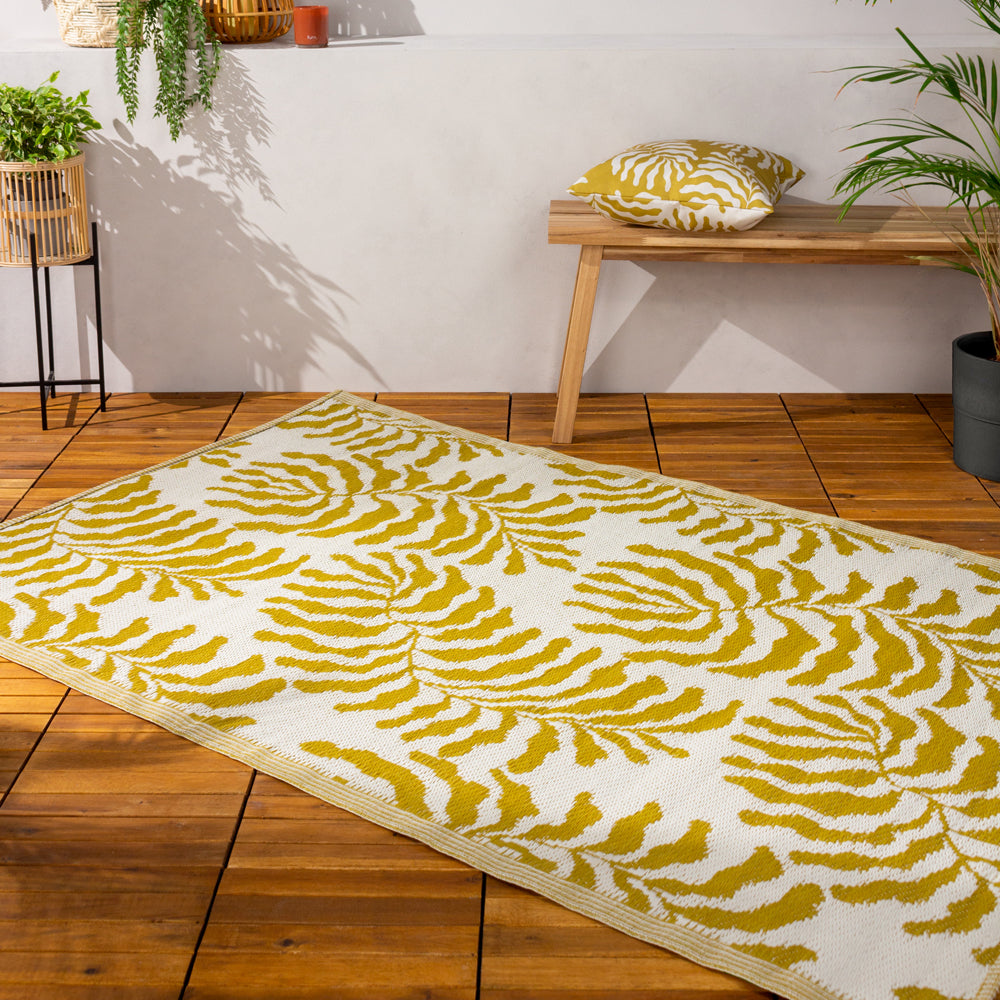 Tocorico 120x180cm Outdoor Rug Mustard