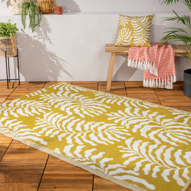 furn. Tocorico 120x180cm Outdoor 100% Recycled Rug in Mustard