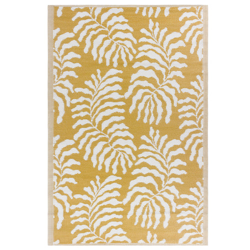 Jungle Yellow Rugs - Tocorico 120x180cm Outdoor 100% Recycled Rug Mustard furn.