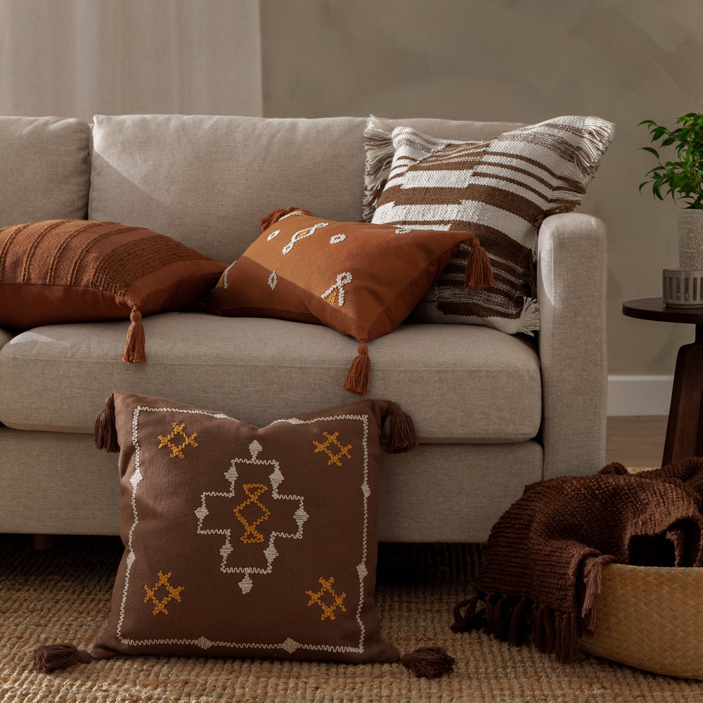Torode Woven Cushion Baked Earth