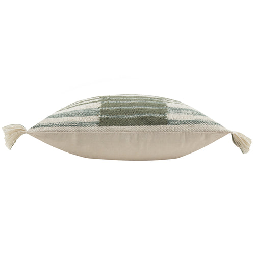 Striped Green Cushions - Torode Woven Cushion Cover Sage Yard