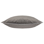 Paoletti Torto Opulent Velvet Cushion Cover in Charcoal/Silver