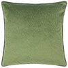 Paoletti Torto Opulent Velvet Cushion Cover in Moss/Emerald