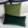 Paoletti Torto Opulent Velvet Cushion Cover in Moss/Emerald