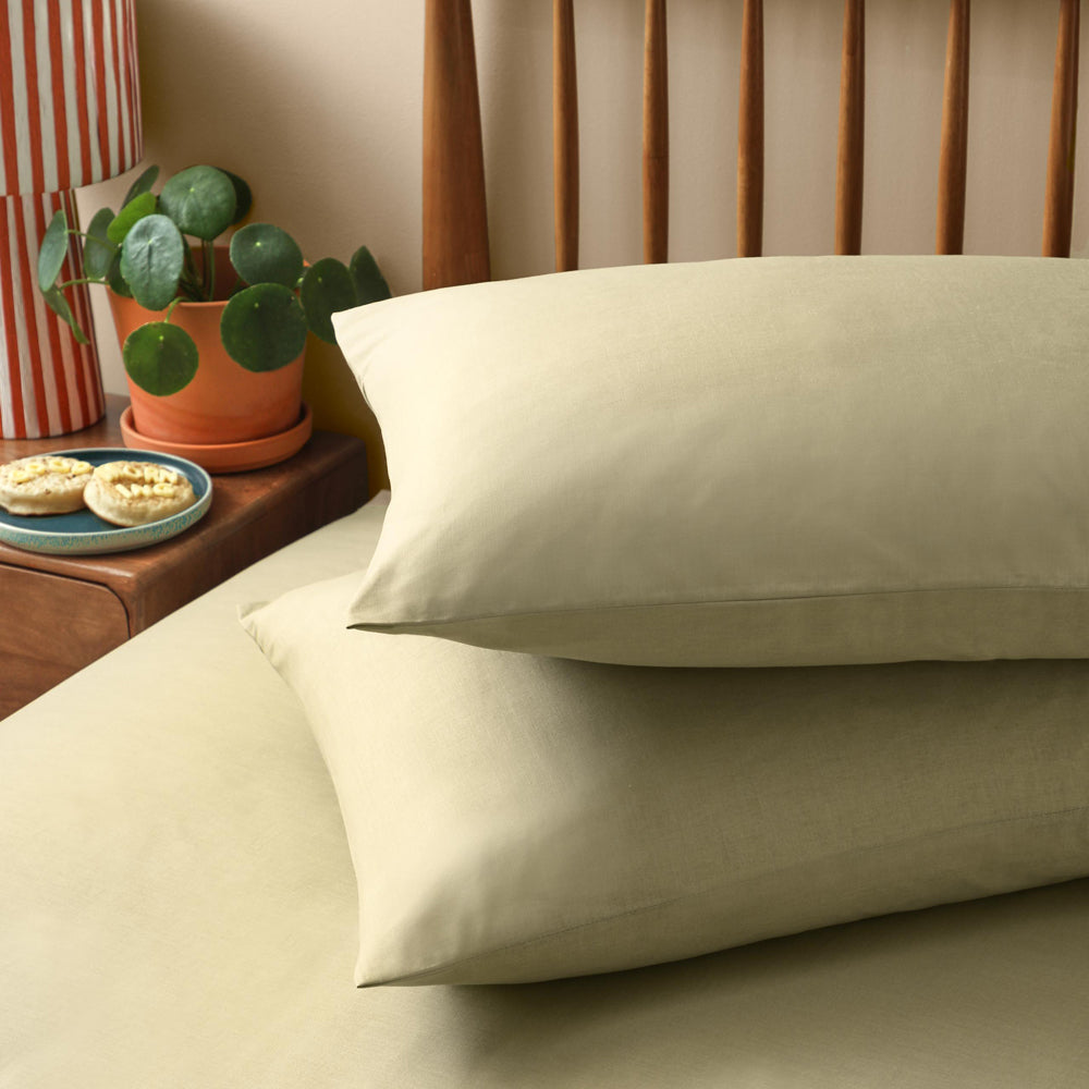 The Plain One Pillowcase Pair Green